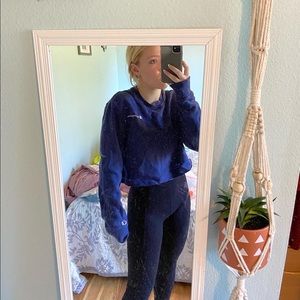 Cropped champions crew neck sweat shirt